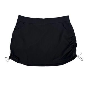 Columbia Hiking Skort Womens Size XXL Black Stretch Lined Skirt Active Casual